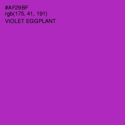 #AF29BF - Violet Eggplant Color Image