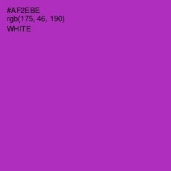 #AF2EBE - Violet Eggplant Color Image