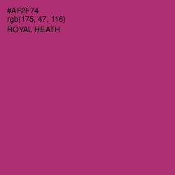 #AF2F74 - Royal Heath Color Image