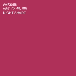 #AF3058 - Night Shadz Color Image