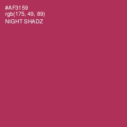 #AF3159 - Night Shadz Color Image