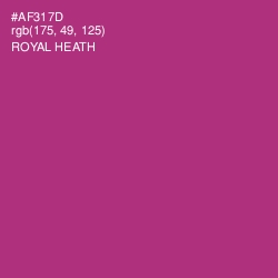 #AF317D - Royal Heath Color Image