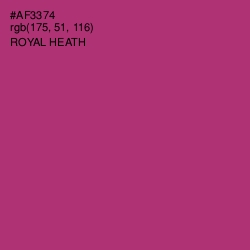 #AF3374 - Royal Heath Color Image