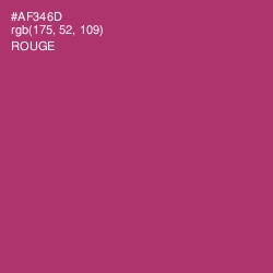 #AF346D - Rouge Color Image