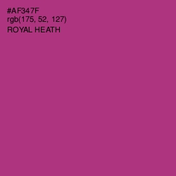 #AF347F - Royal Heath Color Image