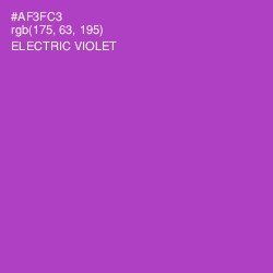 #AF3FC3 - Electric Violet Color Image