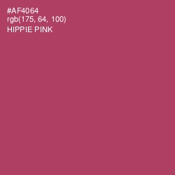 #AF4064 - Hippie Pink Color Image