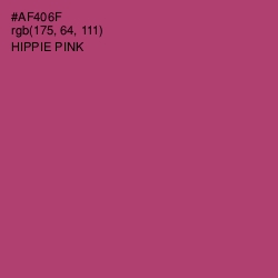 #AF406F - Hippie Pink Color Image