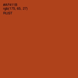 #AF411B - Rust Color Image