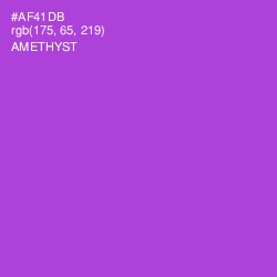 #AF41DB - Amethyst Color Image