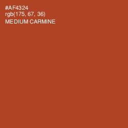 #AF4324 - Medium Carmine Color Image