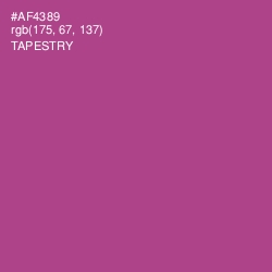 #AF4389 - Tapestry Color Image
