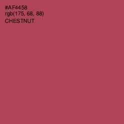 #AF4458 - Chestnut Color Image