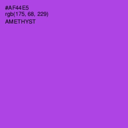 #AF44E5 - Amethyst Color Image