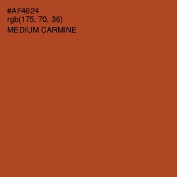 #AF4624 - Medium Carmine Color Image