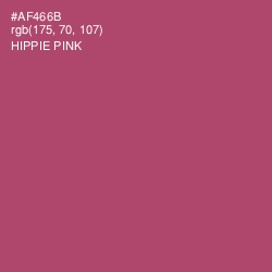 #AF466B - Hippie Pink Color Image