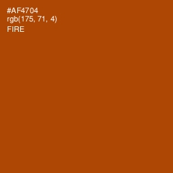 #AF4704 - Fire Color Image