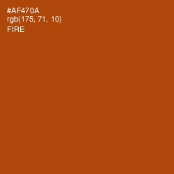 #AF470A - Fire Color Image