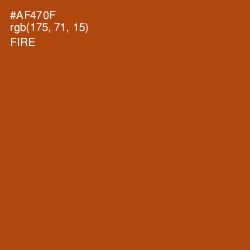 #AF470F - Fire Color Image