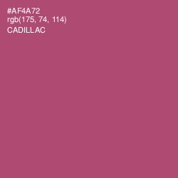 #AF4A72 - Cadillac Color Image