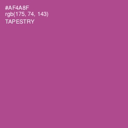 #AF4A8F - Tapestry Color Image