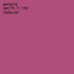 #AF4D7B - Cadillac Color Image