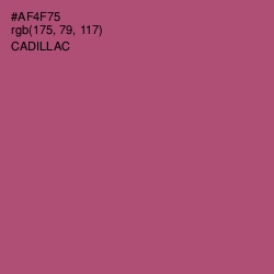 #AF4F75 - Cadillac Color Image