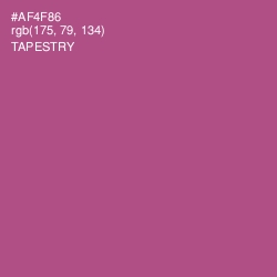 #AF4F86 - Tapestry Color Image