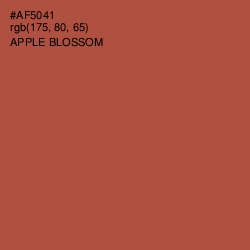 #AF5041 - Apple Blossom Color Image