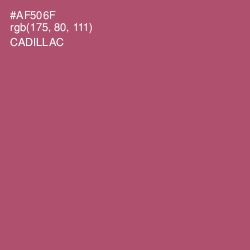 #AF506F - Cadillac Color Image