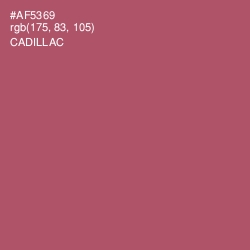#AF5369 - Cadillac Color Image