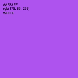 #AF53EF - Medium Purple Color Image