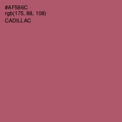 #AF586C - Cadillac Color Image