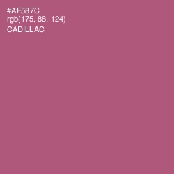 #AF587C - Cadillac Color Image
