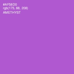 #AF58D0 - Amethyst Color Image