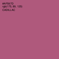 #AF597D - Cadillac Color Image