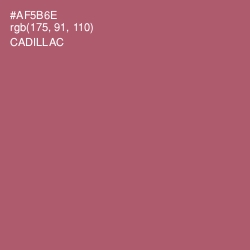 #AF5B6E - Cadillac Color Image