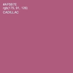 #AF5B7E - Cadillac Color Image