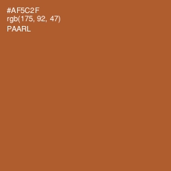 #AF5C2F - Paarl Color Image