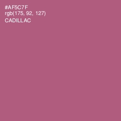 #AF5C7F - Cadillac Color Image