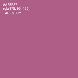 #AF5F87 - Tapestry Color Image