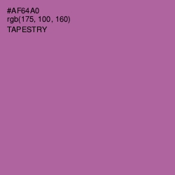 #AF64A0 - Tapestry Color Image