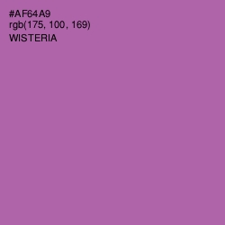 #AF64A9 - Wisteria Color Image