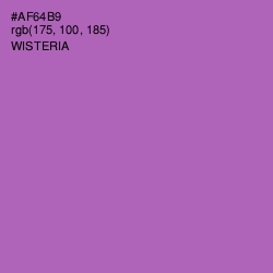 #AF64B9 - Wisteria Color Image