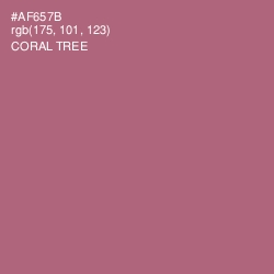 #AF657B - Coral Tree Color Image