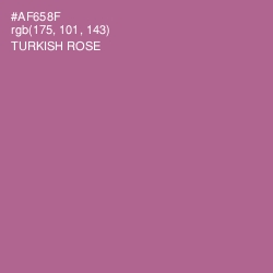 #AF658F - Turkish Rose Color Image