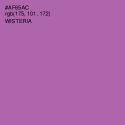 #AF65AC - Wisteria Color Image