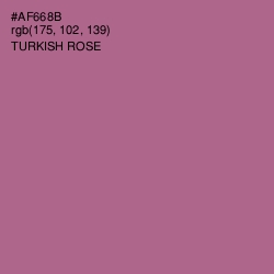 #AF668B - Turkish Rose Color Image