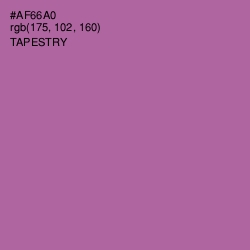 #AF66A0 - Tapestry Color Image