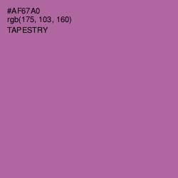 #AF67A0 - Tapestry Color Image